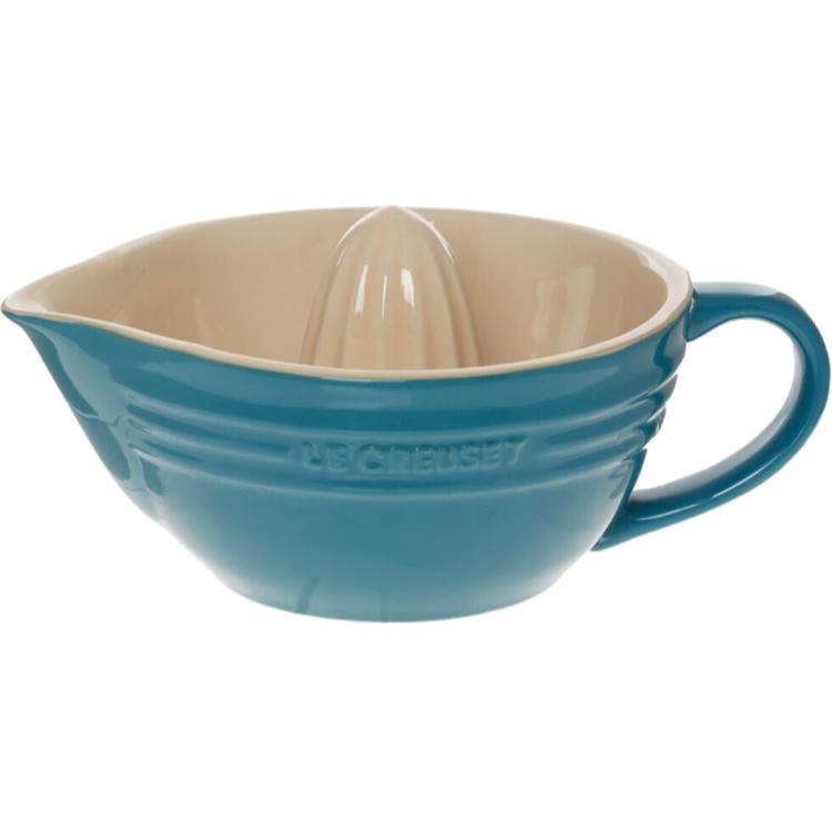 LE CREUSET Blue Stoneware Citrus Juicer 7 x 14cm